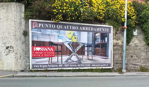 Manifesto pubblicitario - Genova 4